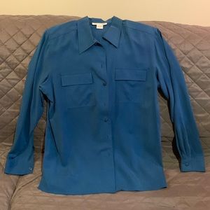 Anna and Frank 100% silk blouse.